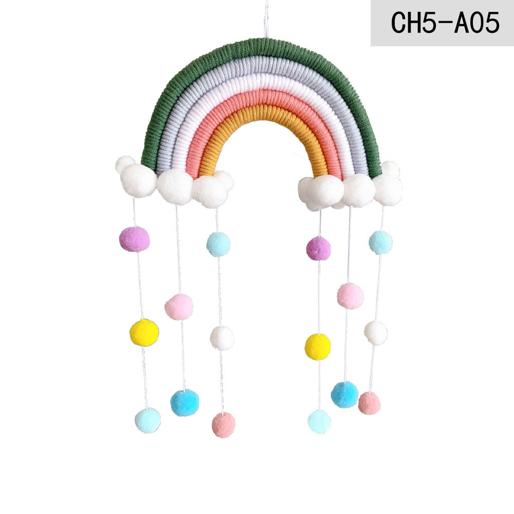 Weaving Rainbow Hanging Decoration for Kids Room-CH5A-5-Free Shipping at meselling99