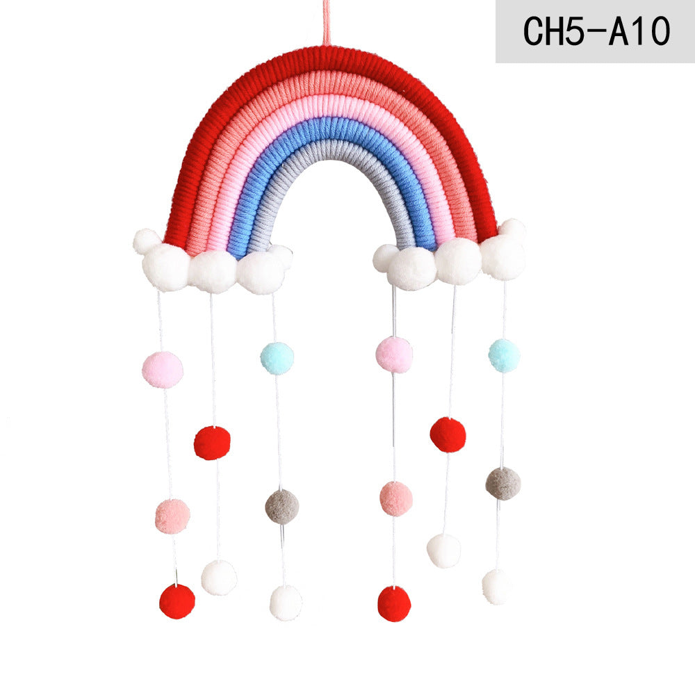 Weaving Rainbow Hanging Decoration for Kids Room-CH5A-10-Free Shipping at meselling99
