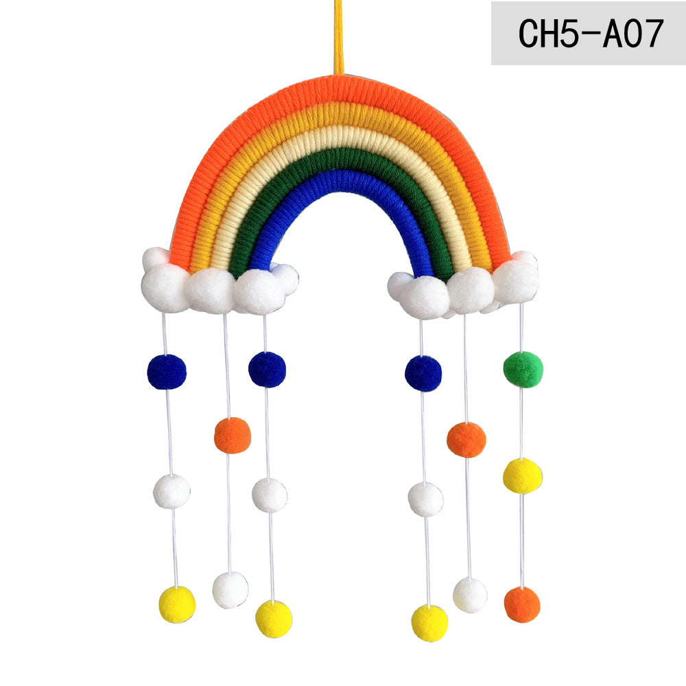 Weaving Rainbow Hanging Decoration for Kids Room-CH5A-7-Free Shipping at meselling99