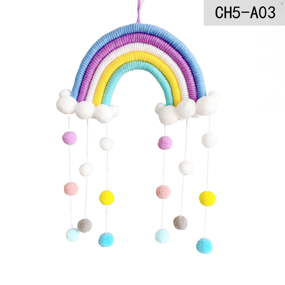 Weaving Rainbow Hanging Decoration for Kids Room-CH5A-3-Free Shipping at meselling99