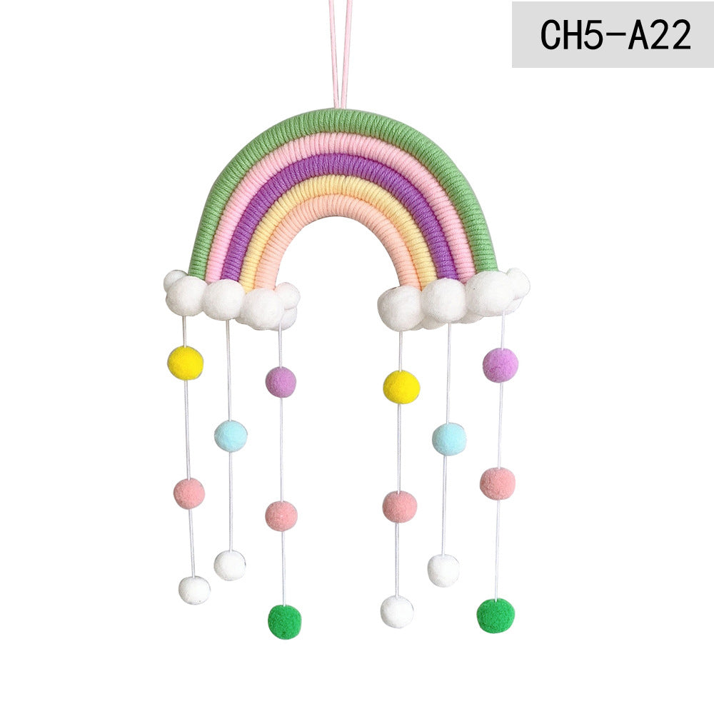Weaving Rainbow Hanging Decoration for Kids Room-CH5A-22-Free Shipping at meselling99