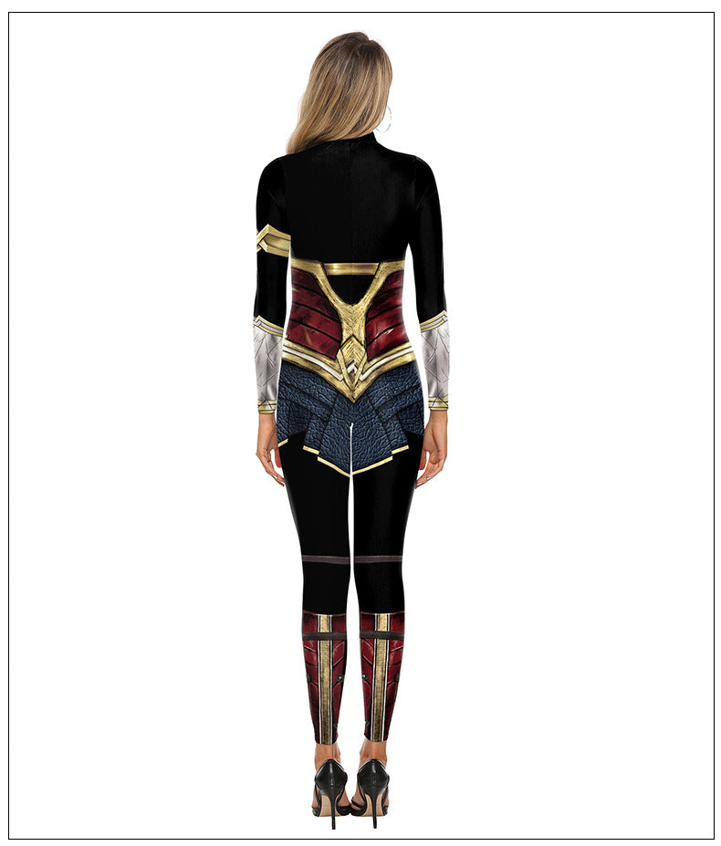 Halloween Justice League Jumpsuits Cosplay for Women-Jumpsuits & Rompers-Free Shipping at meselling99