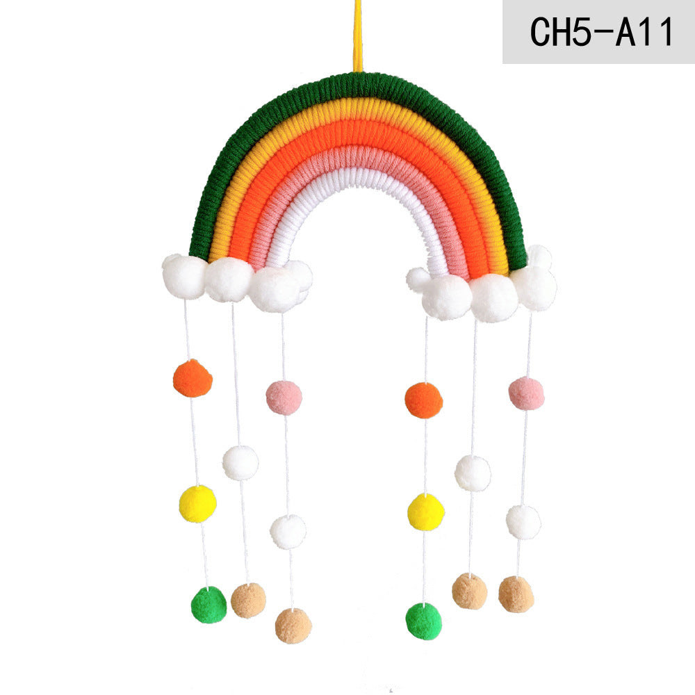 Weaving Rainbow Hanging Decoration for Kids Room-CH5A-11-Free Shipping at meselling99