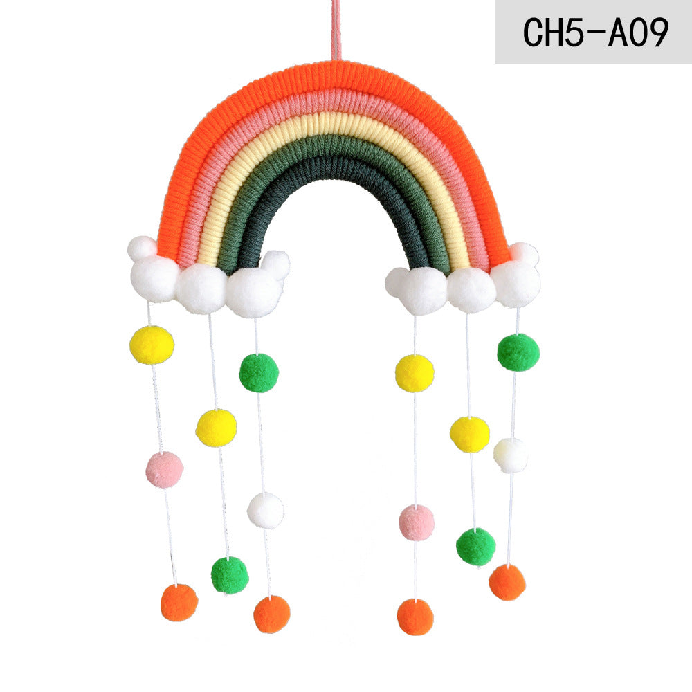 Weaving Rainbow Hanging Decoration for Kids Room-CH5A-9-Free Shipping at meselling99
