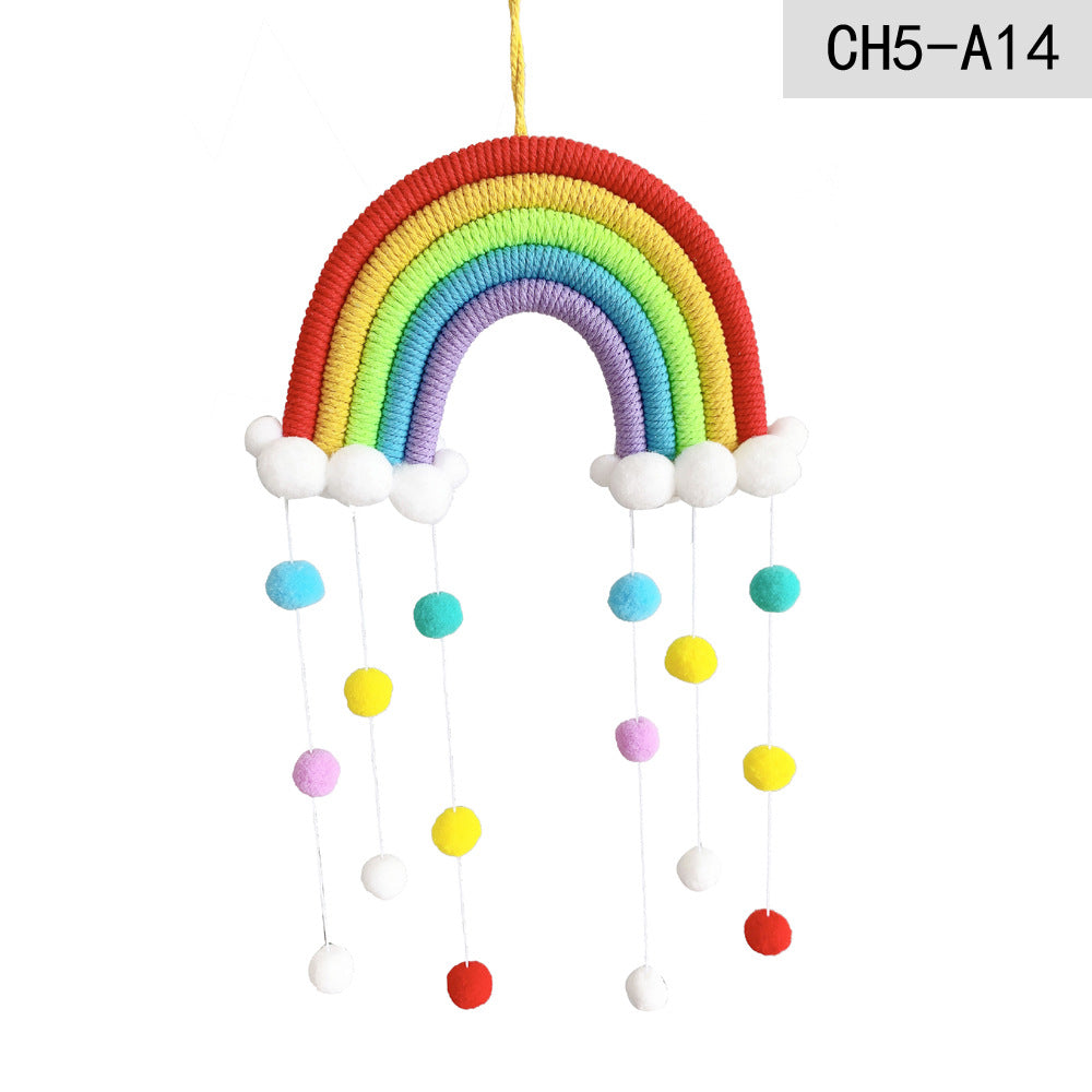 Weaving Rainbow Hanging Decoration for Kids Room-CH5A-14-Free Shipping at meselling99