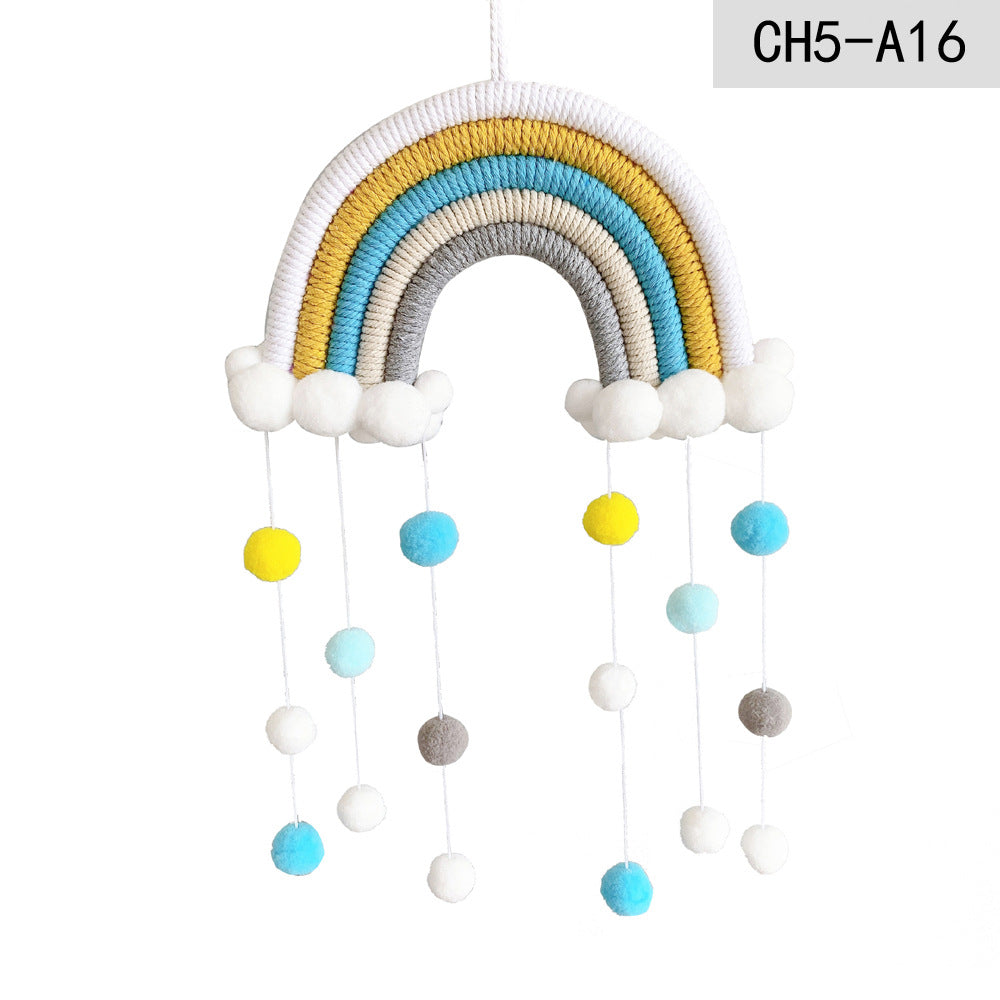 Weaving Rainbow Hanging Decoration for Kids Room-CH5A-16-Free Shipping at meselling99