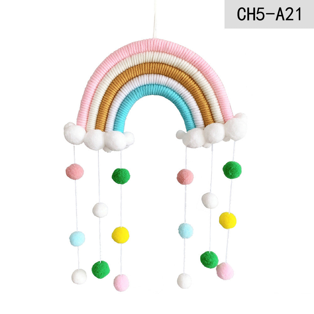 Weaving Rainbow Hanging Decoration for Kids Room-CH5A-21-Free Shipping at meselling99
