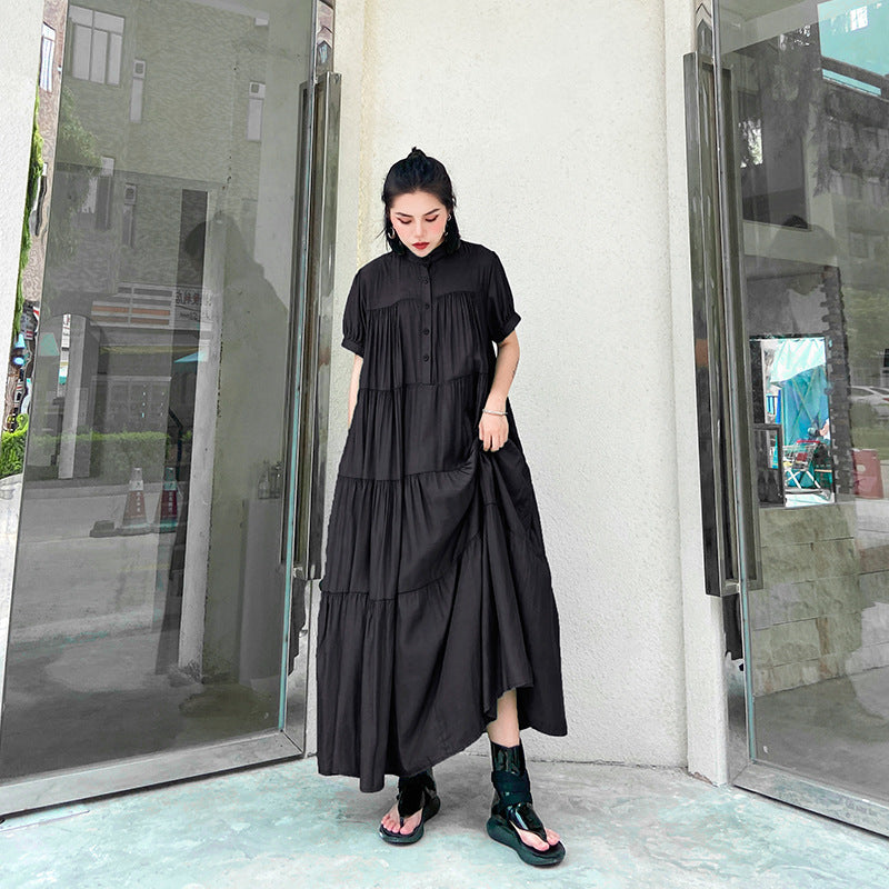 Summer Plus Sizes Women Long Cozy Dresses-Dresses-Free Shipping at meselling99