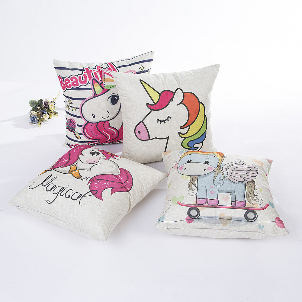 (Buy one Get one Free) Unicorn Design Sofa Pillow Case--Free Shipping at meselling99