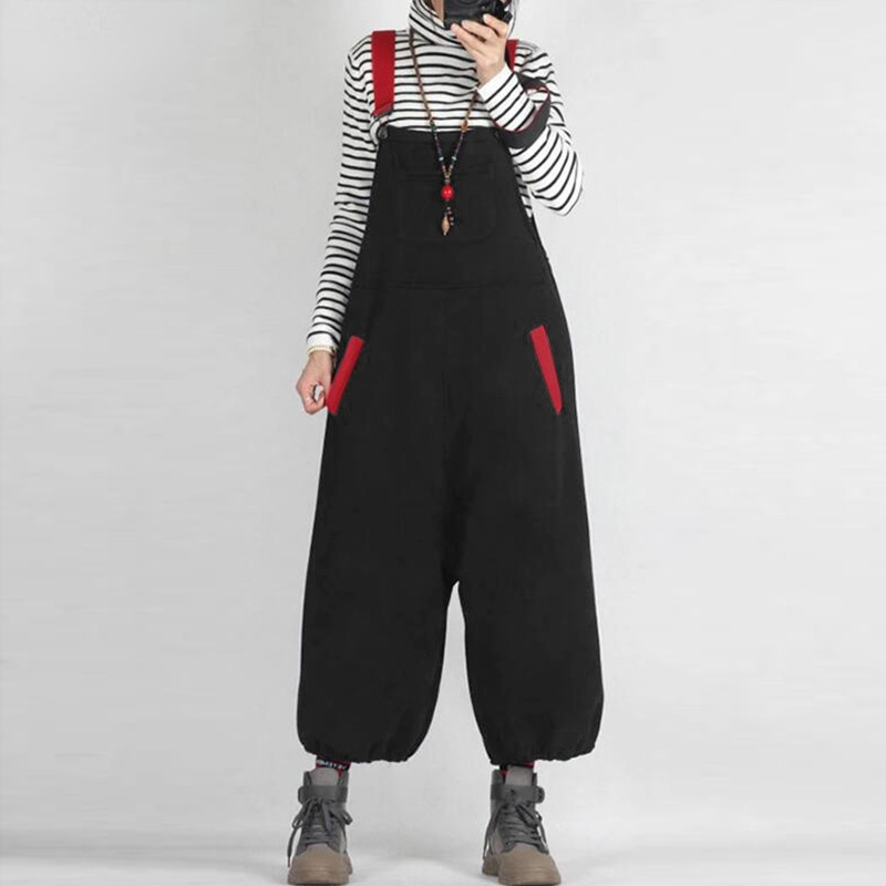 New Split Joint Casual Overalls Jumpsuits--Free Shipping at meselling99
