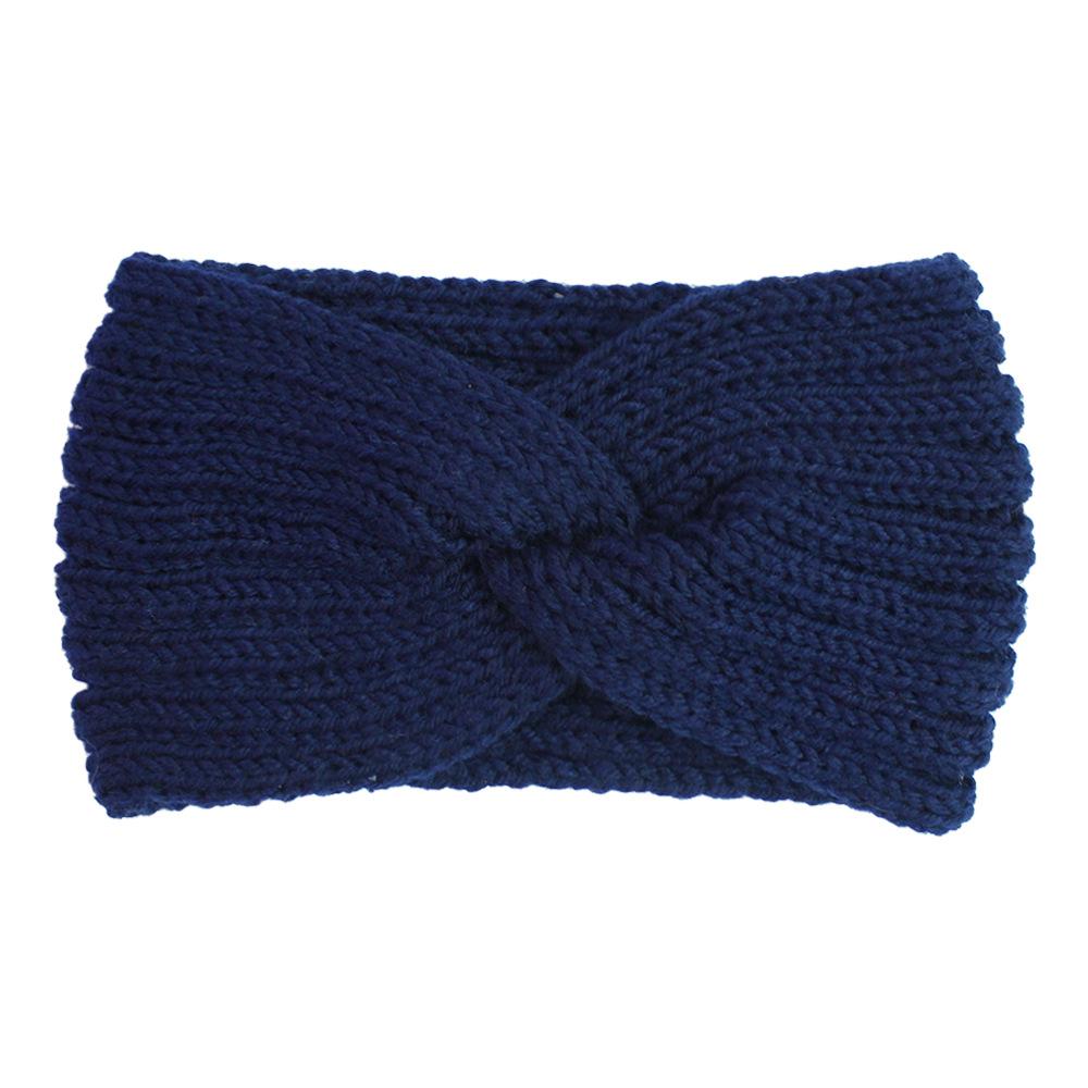 Women Sporting Knitted Headbands (Buy one Get One)-Headbands-Navy Blue-Free Shipping at meselling99