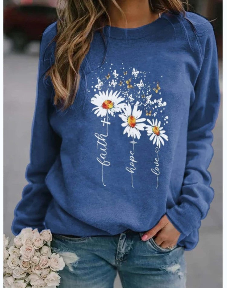 Fall Round Neck Leisure Loose Sweaters--Free Shipping at meselling99
