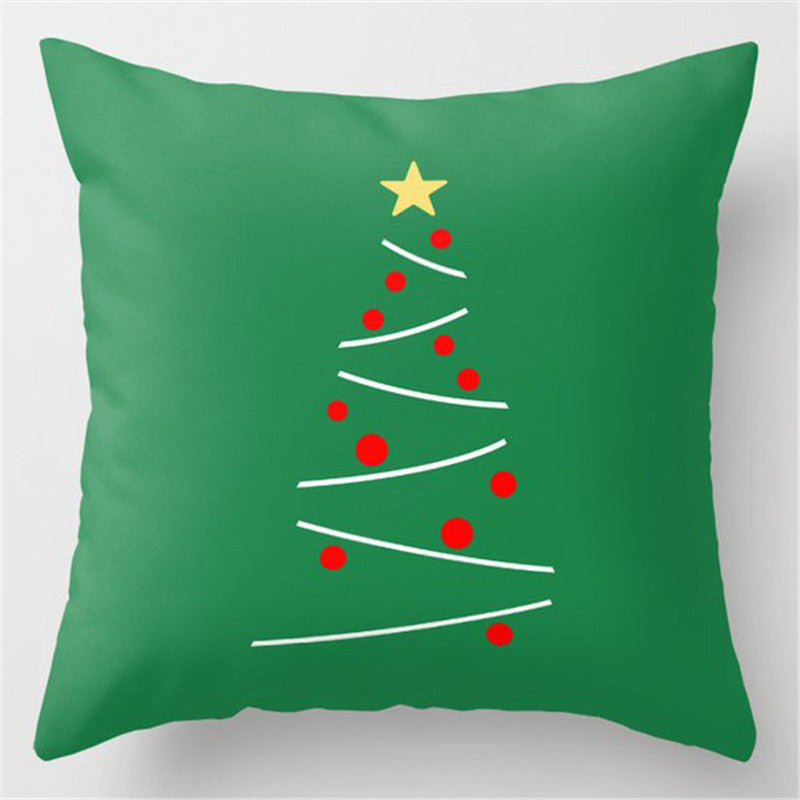5pcs/package Christmas Green Pillow Case-Pillowcase-LW573BZ-9-Velvet-45*45cm-Free Shipping at meselling99
