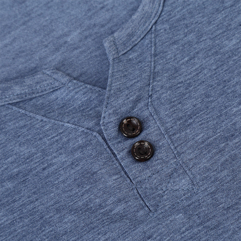 Fall V Neck Long Sleeves T Shirts for Men-Shirts & Tops-Free Shipping at meselling99
