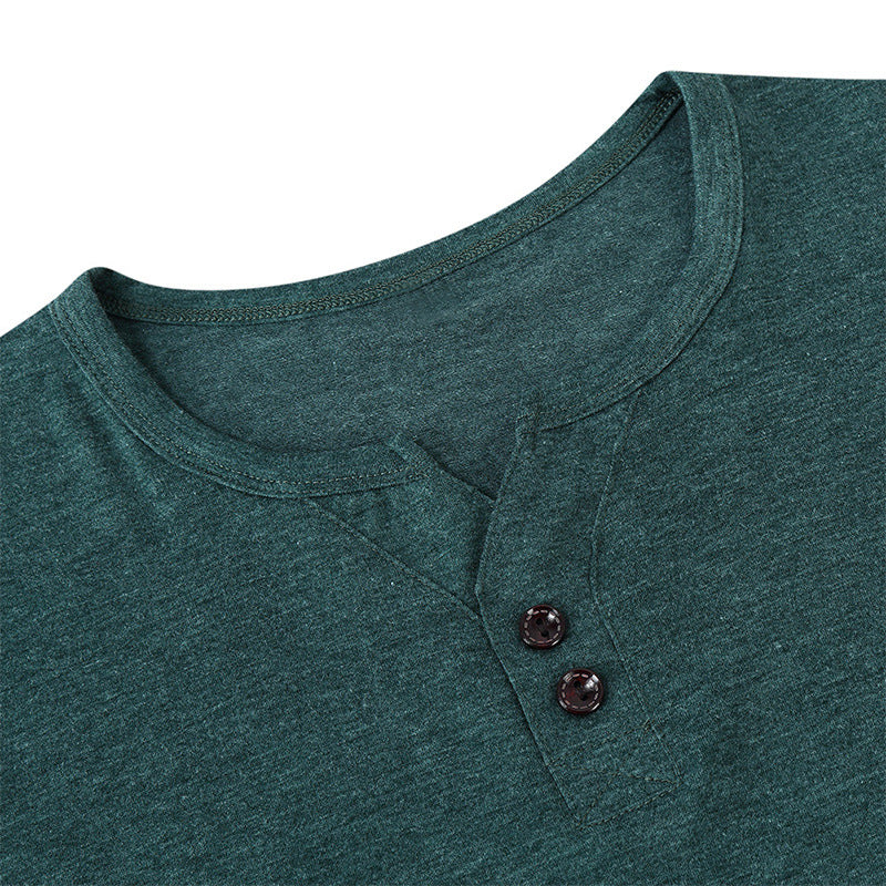 Fall V Neck Long Sleeves T Shirts for Men-Shirts & Tops-Free Shipping at meselling99