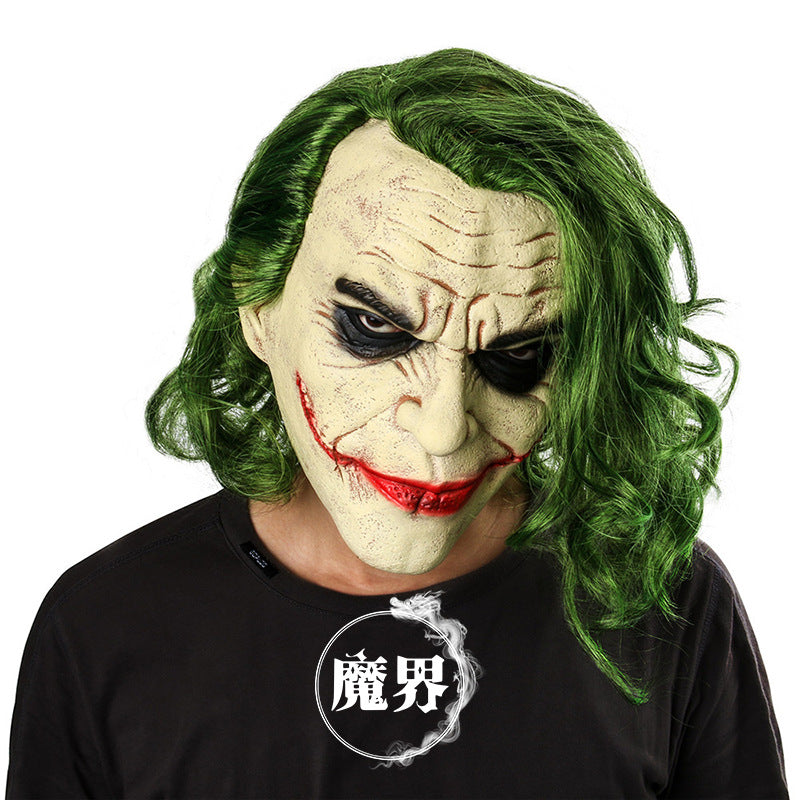 Happy Halloween Cosplay Clown Joker Latex Mask-For Halloween-Yellow-Free Shipping at meselling99