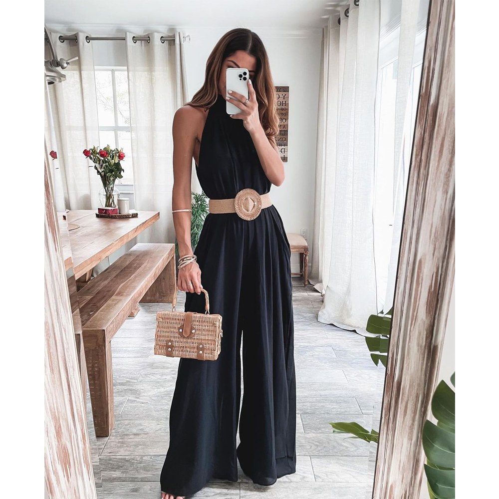 Summer Women Plus Sizes Loose Jumpsuits-Jumpsuits-Free Shipping at meselling99