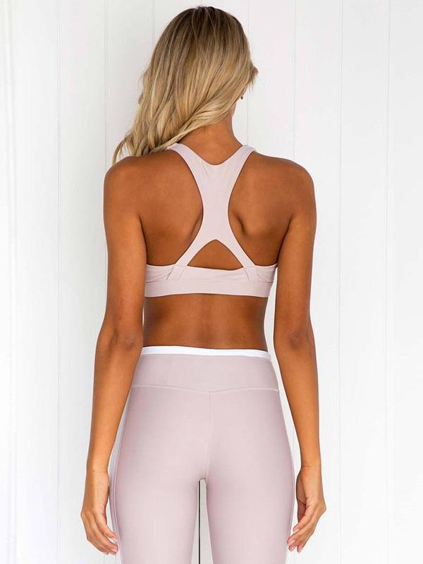 Meselling99 Fitness Racerback Gym Bra And Leggings-Yoga&Gym Suits-Free Shipping at meselling99