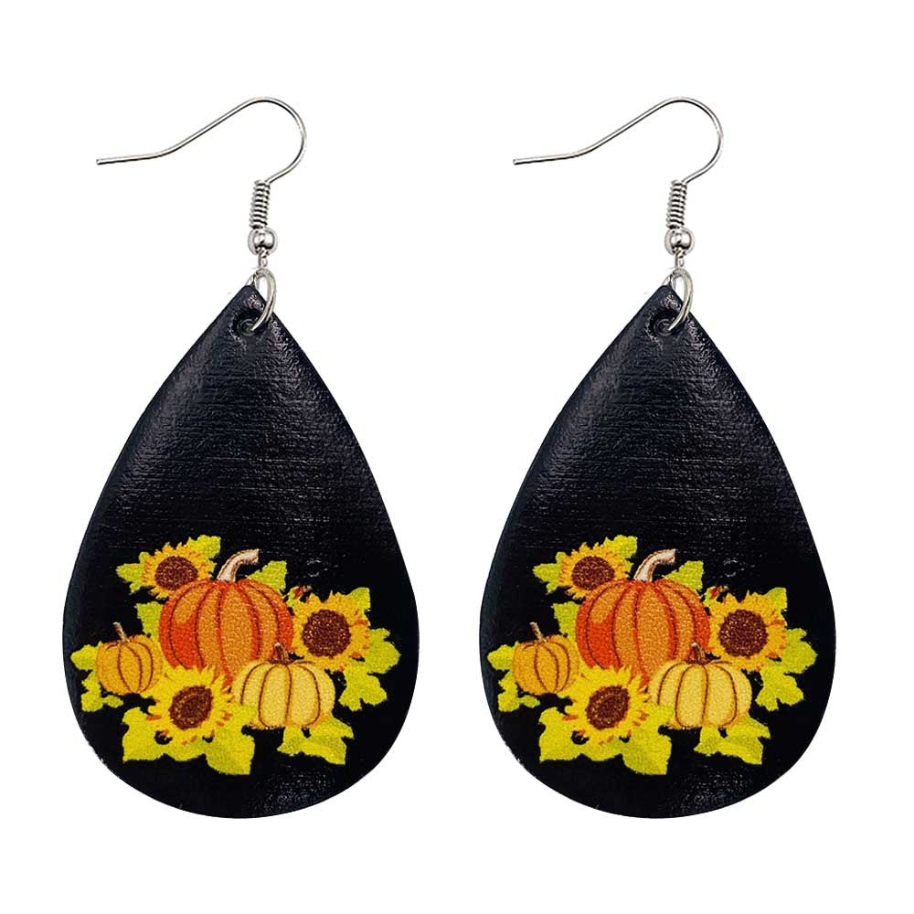Thanks giveing Day Pumpkin Turkey Earring 2 Sets-Earrings-3-Free Shipping at meselling99