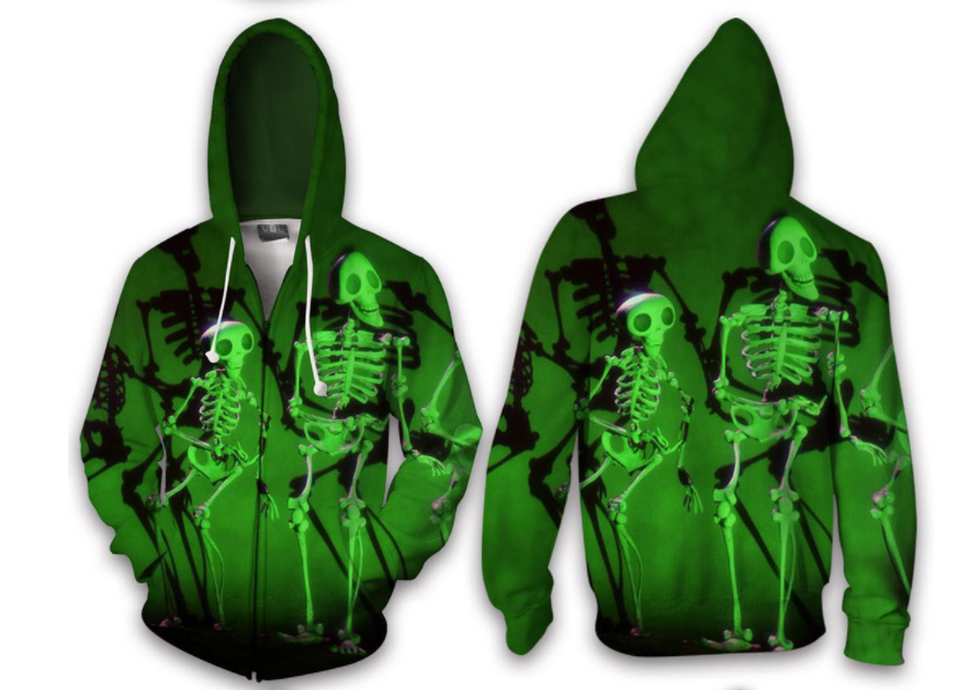 Plus Size Horrible Halloween 3D Print Hoodies--Free Shipping at meselling99