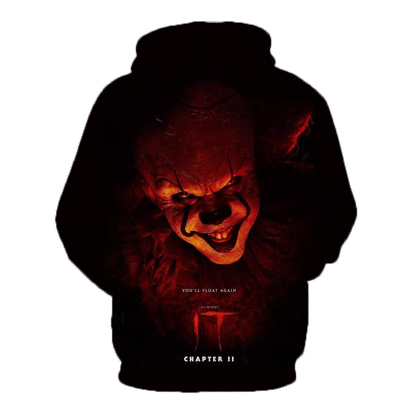 Halloween Clown 3D Prints Casual Hoodies-Sweaters-Free Shipping at meselling99
