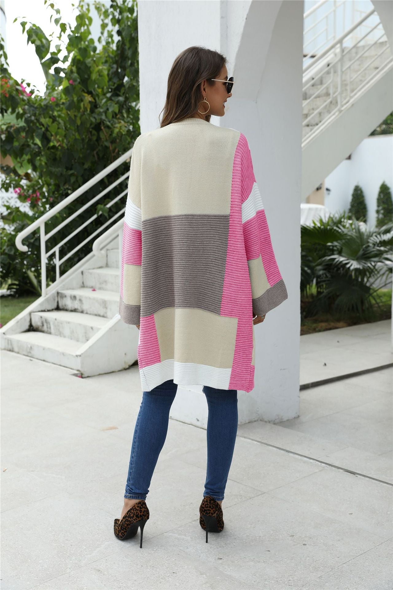 Women Colorful Knitted Cardigan Outerwear-Shirts & Tops-Free Shipping at meselling99