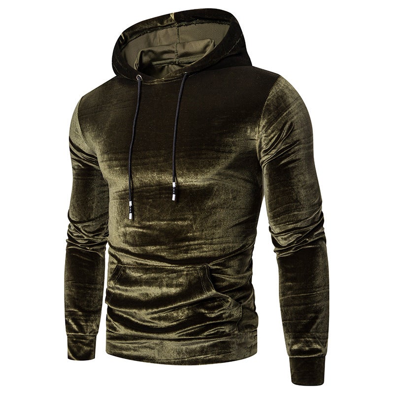 Casual Men's Hoodies Coat-Hoodies-Army Green-M-Free Shipping at meselling99
