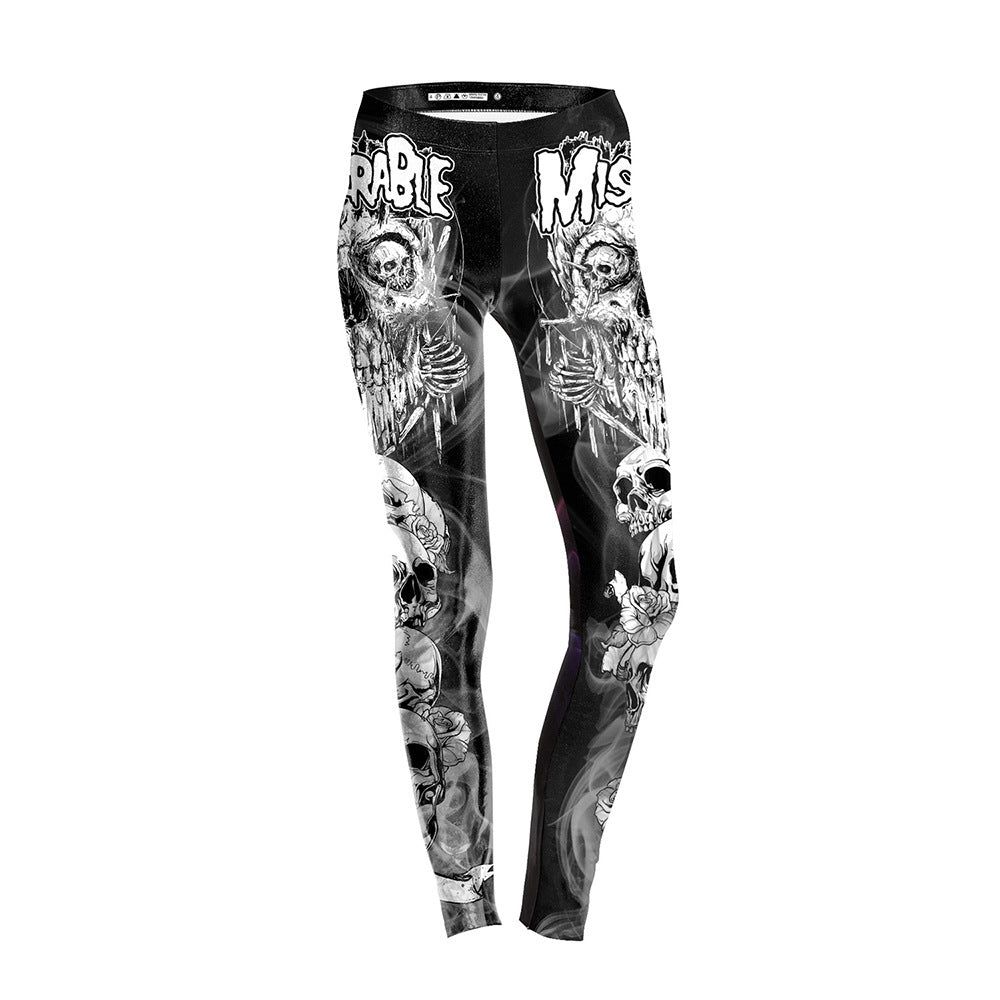 Sexy 3D Print Halloween Leggings for Women-Pants-Free Shipping at meselling99