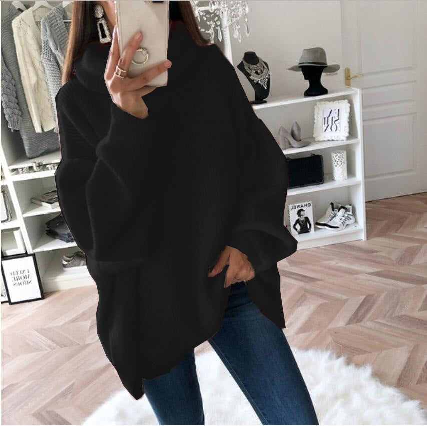Casual Pullover Knitted Sweaters for Women-Shirts & Tops-Black-S-Free Shipping at meselling99