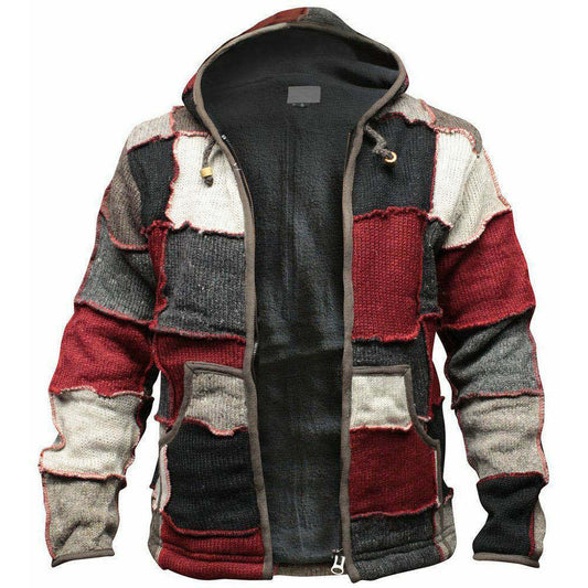 Men's Knitting Zipper Hoodies Cardigans for Winter-Men's Outerwear-Free Shipping at meselling99