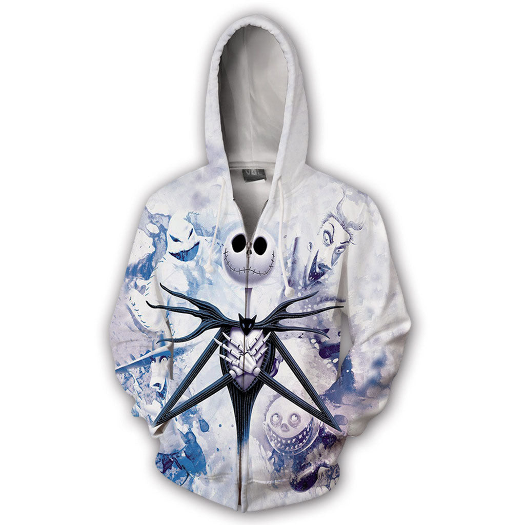 Plus Size Horrible Halloween 3D Print Hoodies-BH603-S-Free Shipping at meselling99