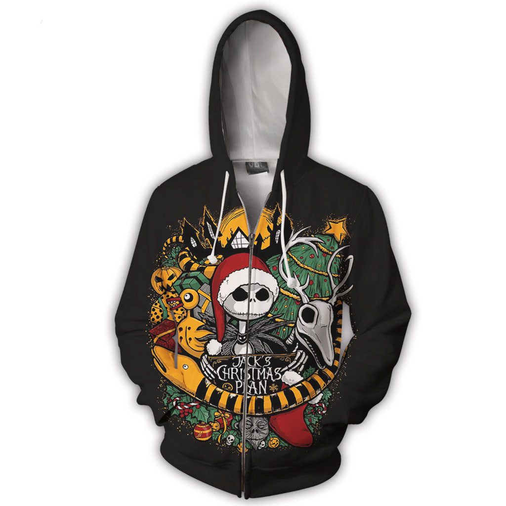 Plus Size Horrible Halloween 3D Print Hoodies-BH600-S-Free Shipping at meselling99