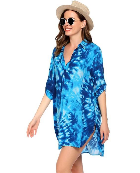 Summer Beach Sun Proof Blouses-4-S-Free Shipping at meselling99