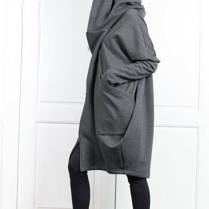 Casual Women Winter Zipper Hoodies Overcoat--Free Shipping at meselling99