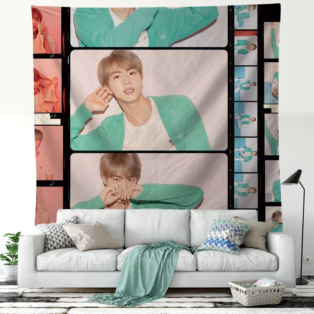 BTS Bullet Proof Youth League Tapestry-bts(12)-75x100cm-Free Shipping at meselling99