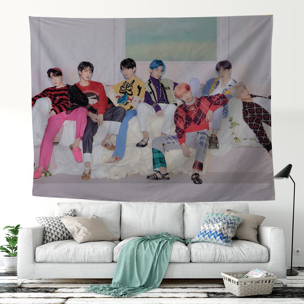 BTS Bullet Proof Youth League Tapestry-bts(53)-75x100cm-Free Shipping at meselling99