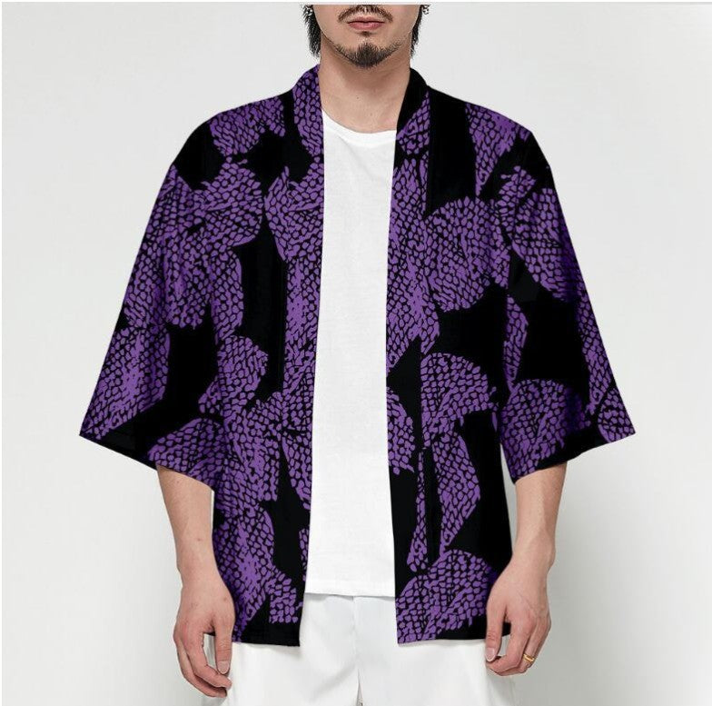 Simple Design Kimono for Women and Men-Shirts & Tops-Free Shipping at meselling99