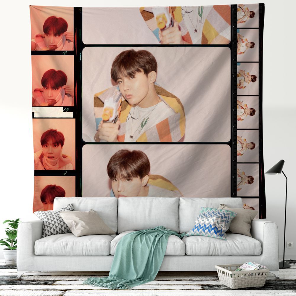 BTS Bullet Proof Youth League Tapestry-bts(10)-75x100cm-Free Shipping at meselling99