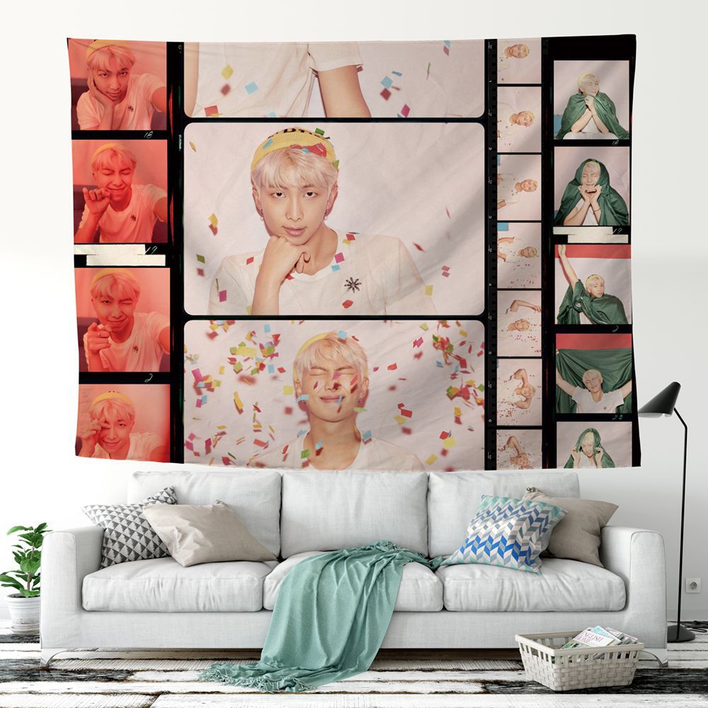 BTS Bullet Proof Youth League Tapestry-bts(52)-75x100cm-Free Shipping at meselling99