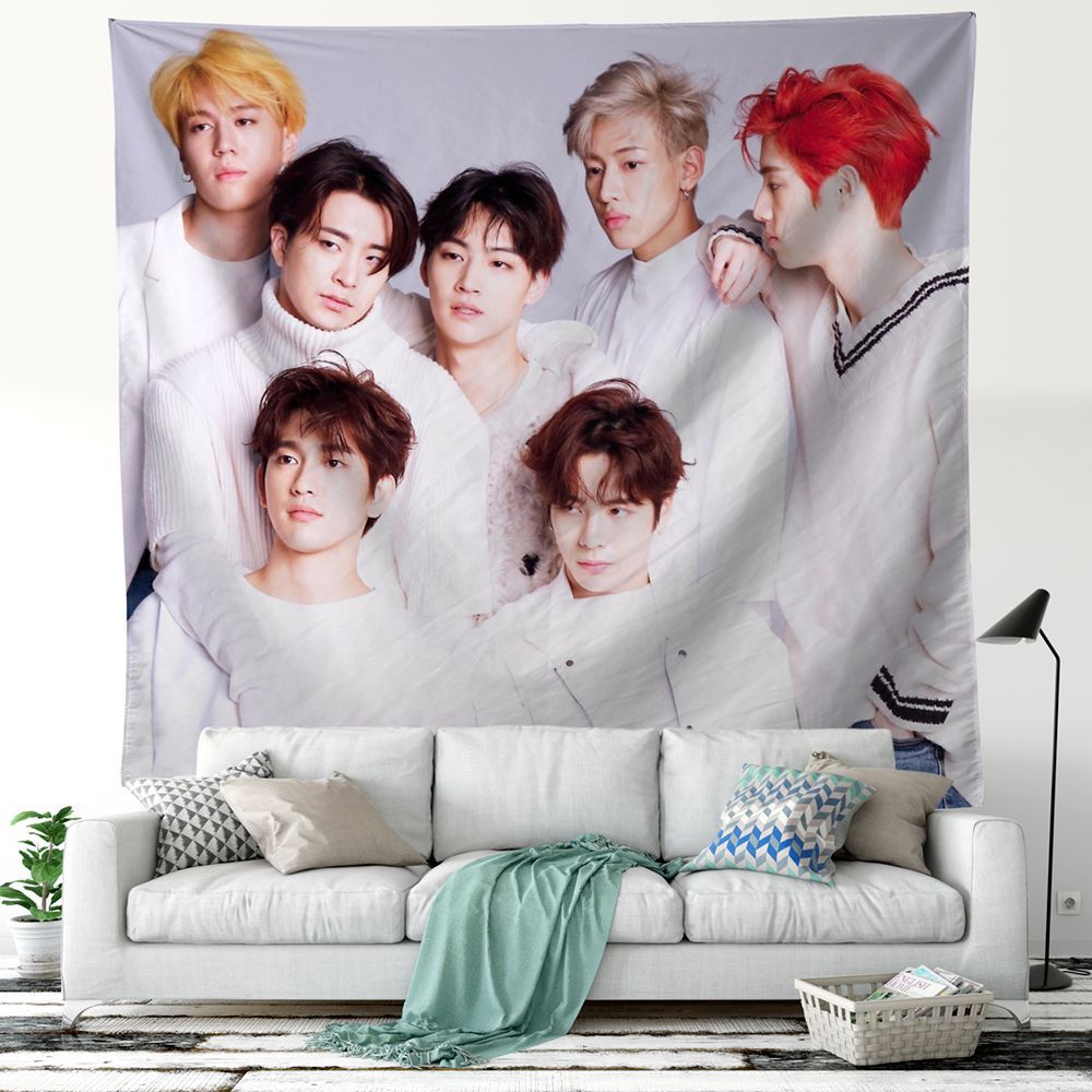 BTS Bullet Proof Youth League Tapestry-bts(11)-75x100cm-Free Shipping at meselling99