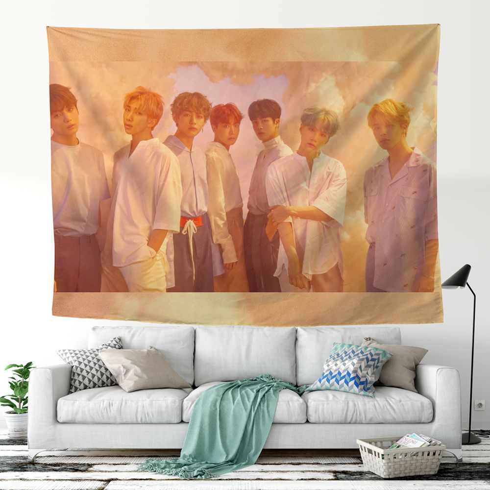 BTS Bullet Proof Youth League Tapestry-bts(46)-75x100cm-Free Shipping at meselling99