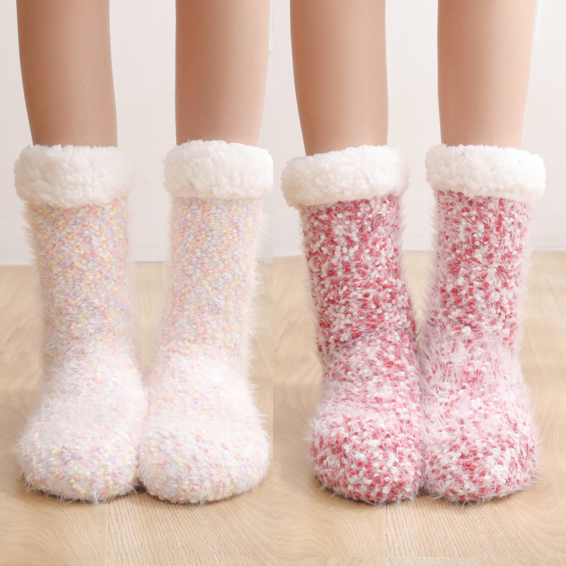 Winter Velvet Warm Sleep Socks for Women-socks-Free Shipping at meselling99