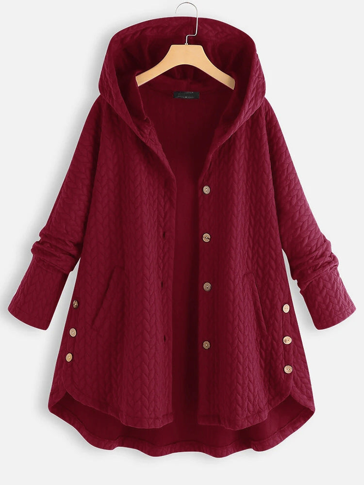 Plus Sizes Hoody Cotton Women Overcoat for Winter--Free Shipping at meselling99