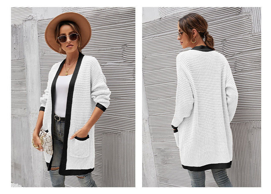 Casual Knitted Long Sleeves Women Overcoat-Shirts & Tops-Free Shipping at meselling99
