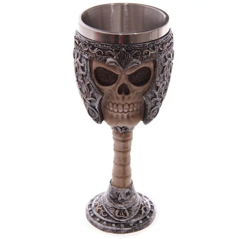 Horriable 3D Palm Skeleton Steel Knight Glasses for Halloween-Style2-200ml-Free Shipping at meselling99