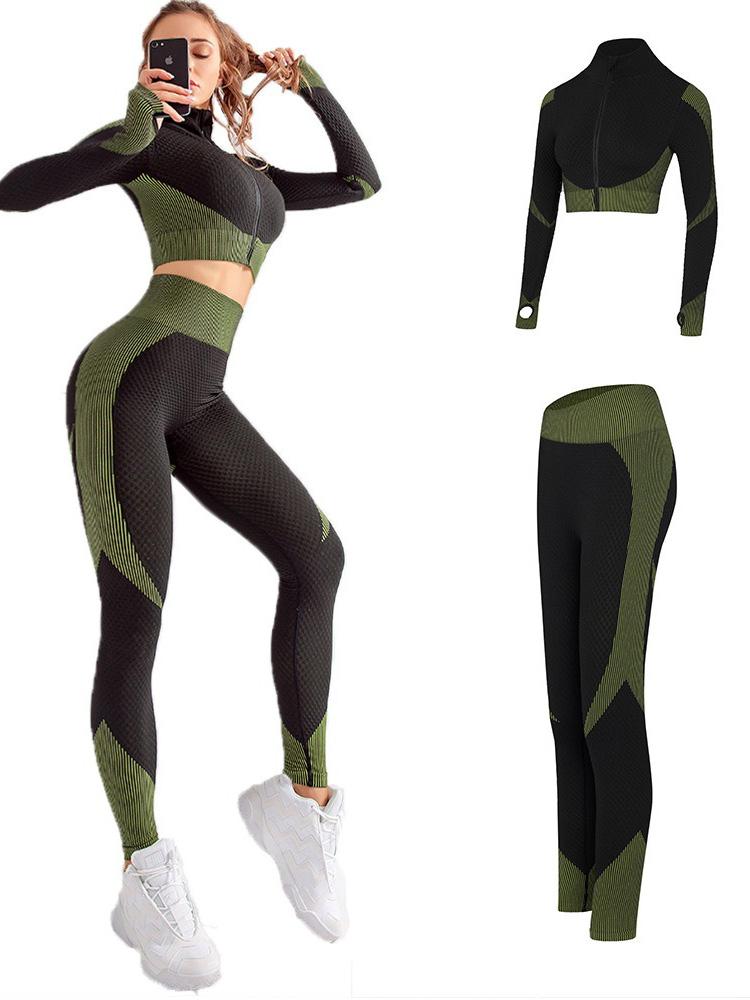 Meselling99 Color-Block Yoga Suits-Yoga&Gym Suits-Free Shipping at meselling99