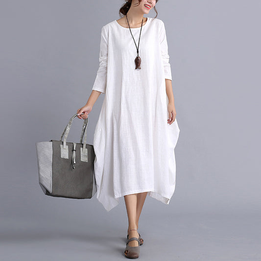 Casual Plus Sizes Long Cozy Women Dresses-Cozy Dresses-Free Shipping at meselling99