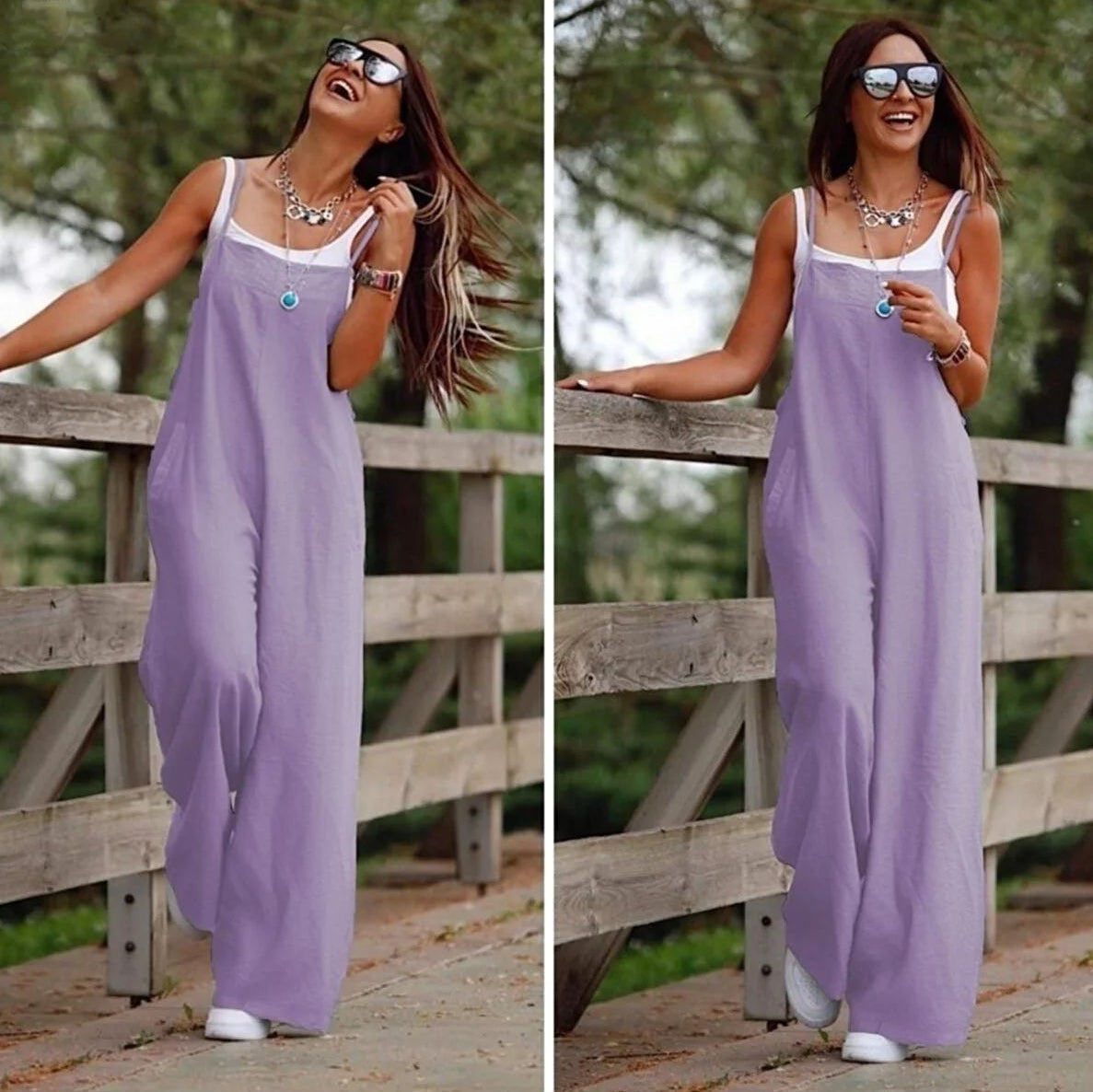 Casual Summer Jumpsuits with Pocket-Jumpsuits & Rompers-Free Shipping at meselling99