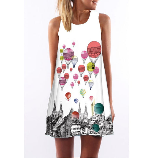 Casual Summer Balloon Designed Short Dresses-Dresses-The same as picture-S-Free Shipping at meselling99