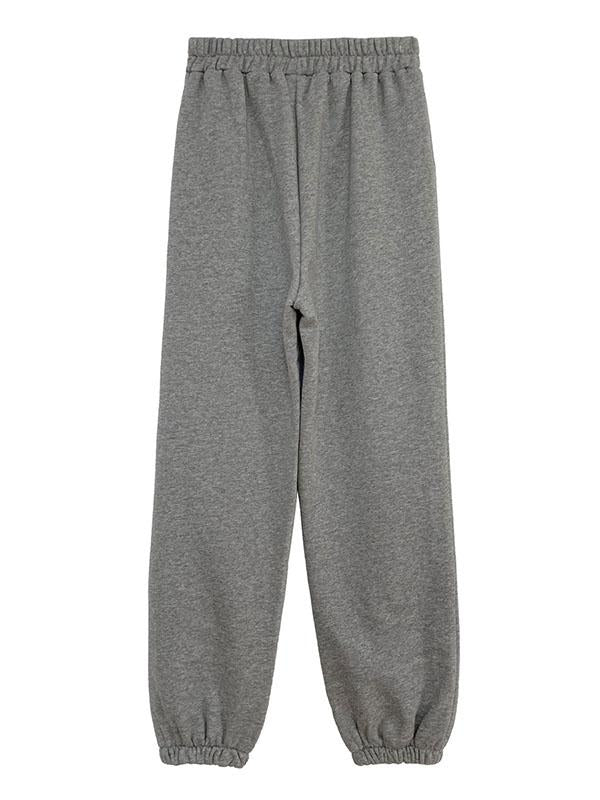 Loose Black&Gray Sports Casual Simple Pants-Pants-Free Shipping at meselling99